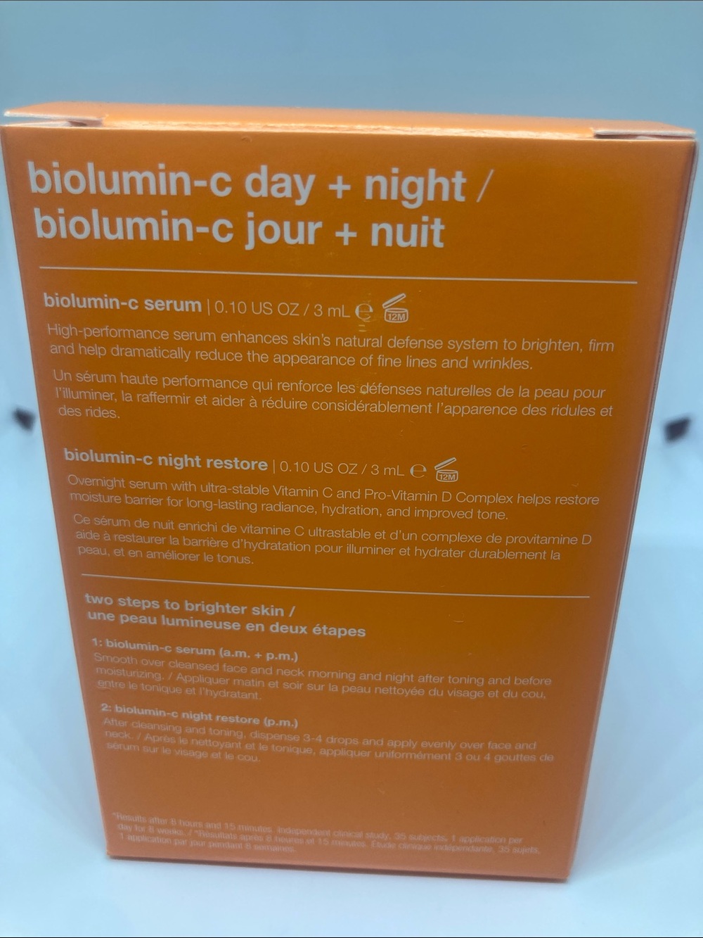 dermalogica Biolumin-C Day + Night Set - Orange and Cream Packaging - Picture 3 of 6